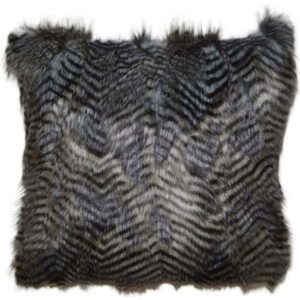 MISC-PILL-015 | ZEBRA PRINT SHAG PILLOW