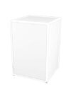 BAR-CU-003 | CORNER UNIT WHITE FRAME WITH PLEXI