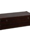 CT-SS-375 | DISTRESSED TRUNK COFFEE TABLE BROWN