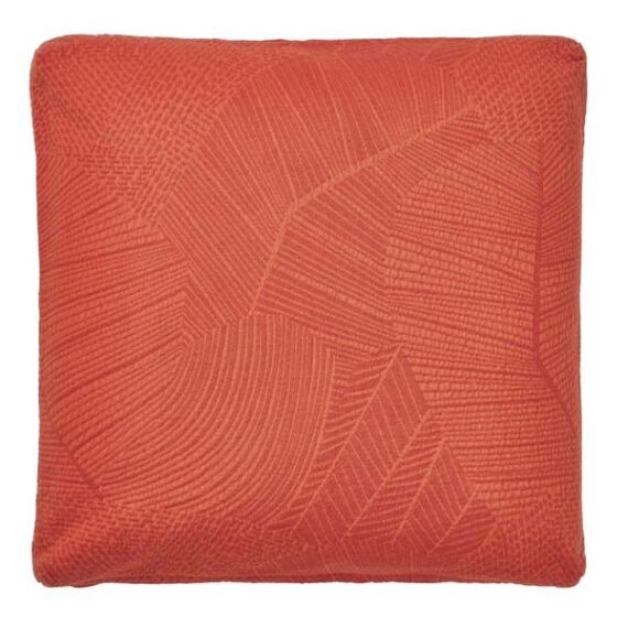 MISC-PILL-085 | ORANGE LEAF PATTERN PILLOW