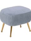 SS-669 | MIA CORDUROY OTTOMAN POWDER BLUE