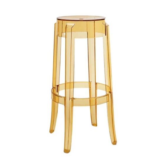 BS-170 | AMBER ACRYLIC BARSTOOL