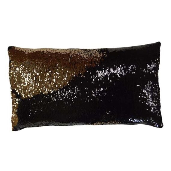 MISC-PILL-045 | GOLD & BLACK SWITCH LUMBAR PILLOW