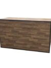 BAR-022 | 6FT BAR BROWN FRAME WITH PLEXI