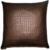 MISC-PILL-032 | BRONZE CROCODILE PILLOW