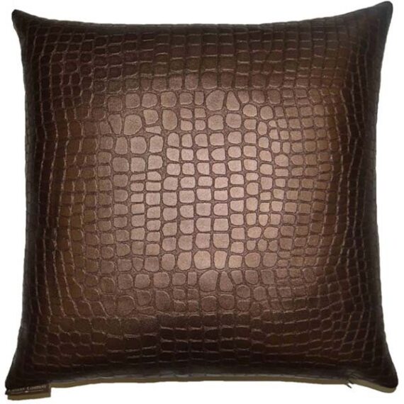 MISC-PILL-032 | BRONZE CROCODILE PILLOW