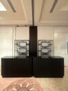 BAR-092 | SYDNEY FLUTED 6FT BAR BLACK WOOD