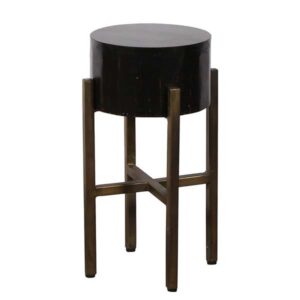 ET-RW-015 | TORONTO COUNTER STOOL/SIDE TABLE ONYX