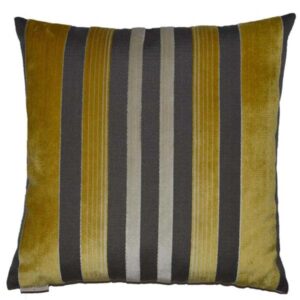 MISC-PILL-031 | MUSTARD & GREY STRIPED PILLOW