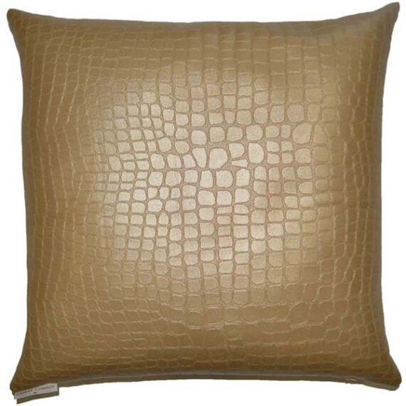 MISC-PILL-033 | GOLD CROCODILE PILLOW