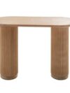 COMM-021 | SYDNEY FLUTED OVAL COMMUNAL TABLE NATURAL WOOD