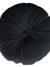MISC-PILL-071 | IK ROUND VELVET PILLOW BLACK