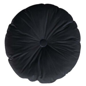 MISC-PILL-071 | IK ROUND VELVET PILLOW BLACK