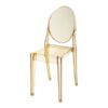 CH-142 | AMBER ACRYLIC ROUND BACK CHAIR