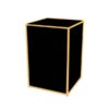 BAR-CU-002 | CORNER UNIT GOLD FRAME WITH PLEXI