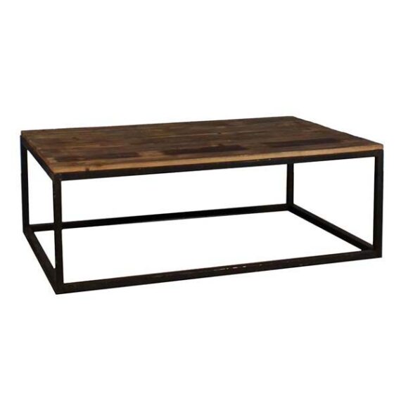 CT-RW-007 | RECLAIMED WOOD LARGE RECTANGULAR COFFEE TABLE