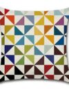 MISC-PILL-080 | DIAMOND MULTICOLOURED GEOMETRIC PILLOW