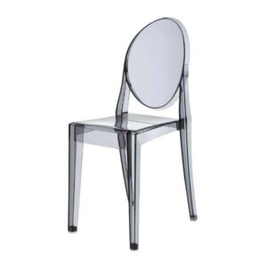 CH-144 | SMOKE ACRYLIC ROUND BACK CHAIR