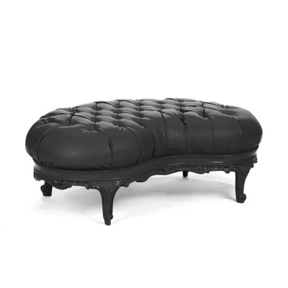SS-POLART-009 | POLART BLACK OTTOMAN