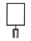 MISC-BA-056 | BLACK STANCHION SIGN HOLDER