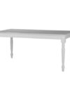 CASUAL-041 | 6FT WHITE WOOD DINING TABLE