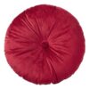 MISC-PILL-074 | IK ROUND VELVET PILLOW ROUGE