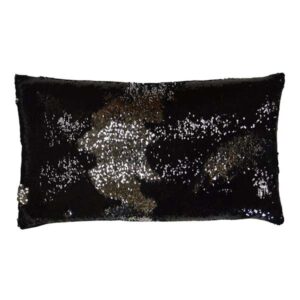 MISC-PILL-046 | SILVER & BLACK SWITCH LUMBAR PILLOW