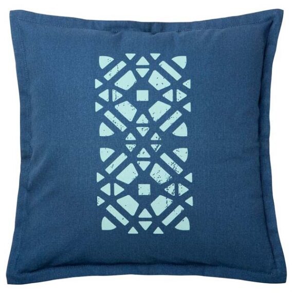 MISC-PILL-099 | BLUE TILE PATTERN PILLOW