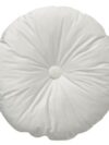 MISC-PILL-070 | IK ROUND VELVET PILLOW WHITE