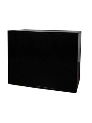 BAR-039 | 4FT BAR BLACK FRAME PLEXI