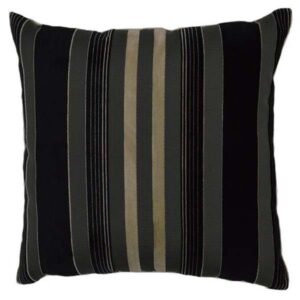 MISC-PILL-017 | BLACK, BEIGE & GREY STRIPED PILLOW