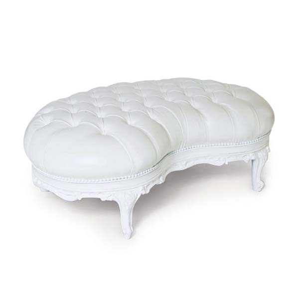 SS-POLART-008 | POLART WHITE OTTOMAN