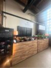 BAR-022 | 6FT BAR BROWN FRAME WITH PLEXI