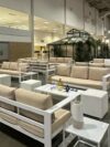 MISC-EU-050 | WHITE FRAME CONTEMPORARY SOFA