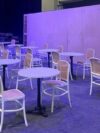 CH-098 | NAPA DINING CHAIR WHITE FRAME WITH NATURAL CANE SEAT & BACK