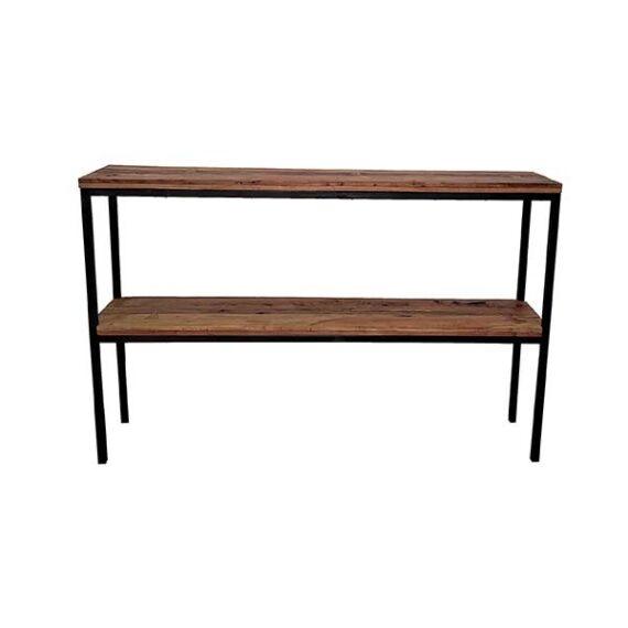 BAR-101 | INDUSTRIAL WOOD DISPLAY UNIT – 2 SHELF