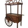 MISC-PROP-081 | WOODEN TROLLEY CART