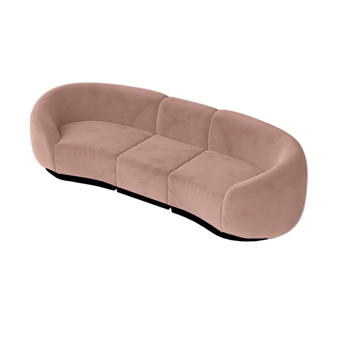 SS-810-SETUP-004 | BELLAGIO 3 SEATER SOFA WITH CURVED ARMS