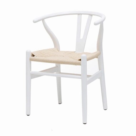 CH-RW-100 | ROSSEAU WHITE WOOD ACCENT CHAIR