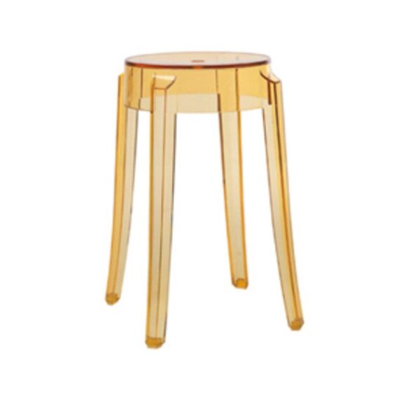 MISC-SS-155 | AMBER ACRYLIC OTTOMAN