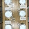 CASUAL-151 | SYDNEY FLUTED OVAL DINING TABLE NATURAL WOOD