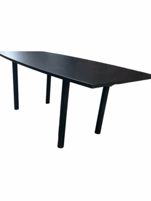 OF-008 | BLACK BOARDROOM TABLE