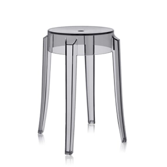 MISC-SS-157 | SMOKE ACRYLIC OTTOMAN