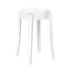 MISC-SS-156 | WHITE ACRYLIC OTTOMAN