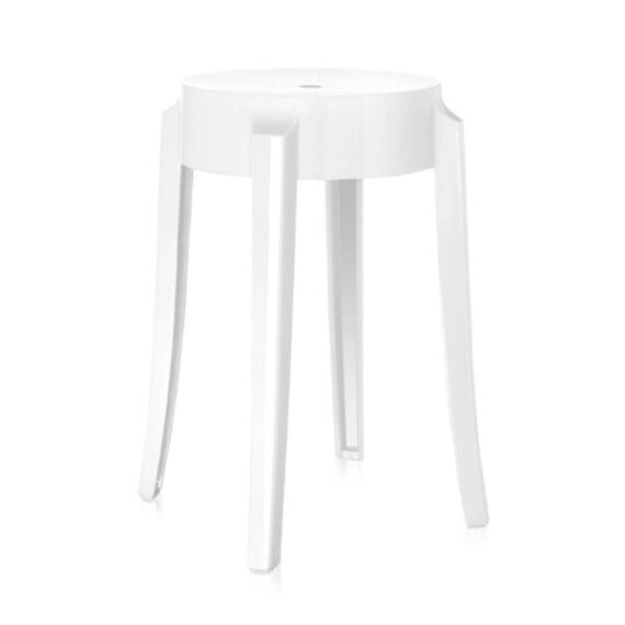MISC-SS-156 | WHITE ACRYLIC OTTOMAN