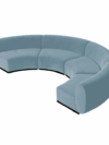 SS-810-SETUP-008 | BELLAGIO 4 PIECE ARMLESS CURVED SOFA