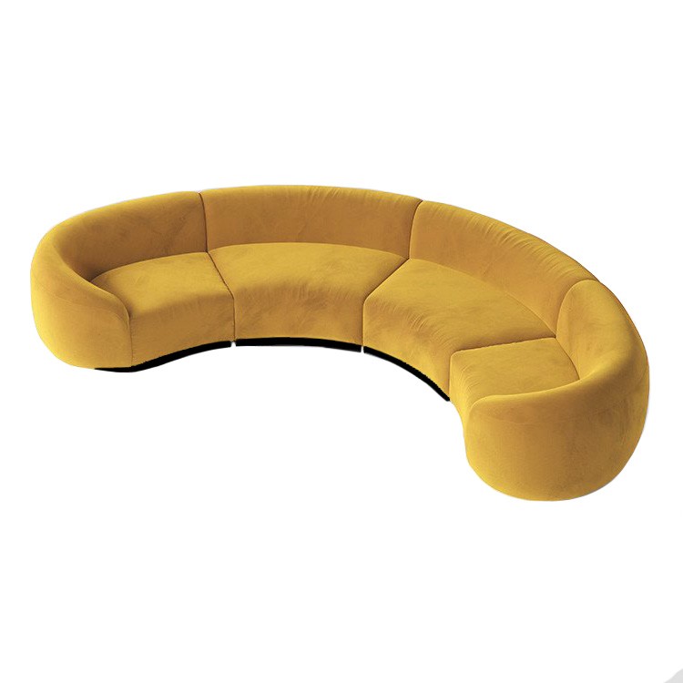 SS-810-SETUP-006 | BELLAGIO 4 PIECE CURVED SOFA WITH CURVED ARMS