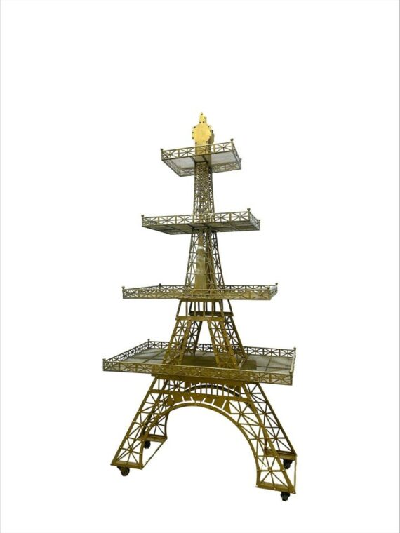 MISC-PROP-005 | L'ETAGERE ROLLING GOLD EIFFEL TOWER