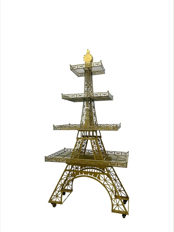 MISC-PROP-005 | L'ETAGERE ROLLING GOLD EIFFEL TOWER