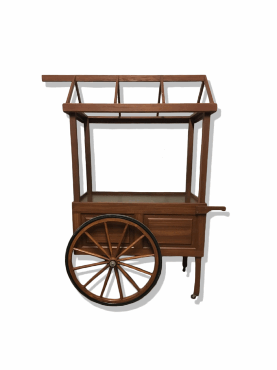MISC-PROP-081 | WOODEN TROLLEY CART